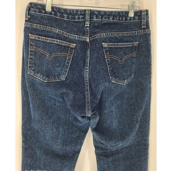 Halogen 100% Cotton Button Fly Straight Leg Jeans Women’s Size 14 - Picture 7 of 10